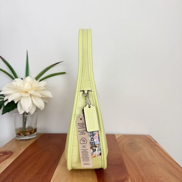 NWT Coach Ergo Bag In Croc Embossed Coachtopia Leather - Picture 2 of 8